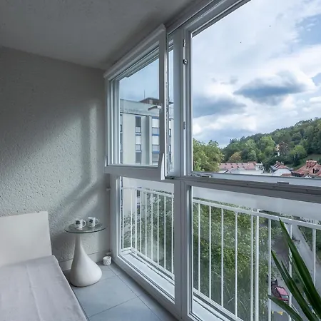 Tamliving 2br Center 3 Bridges Great View Kitchen * Ljubljana